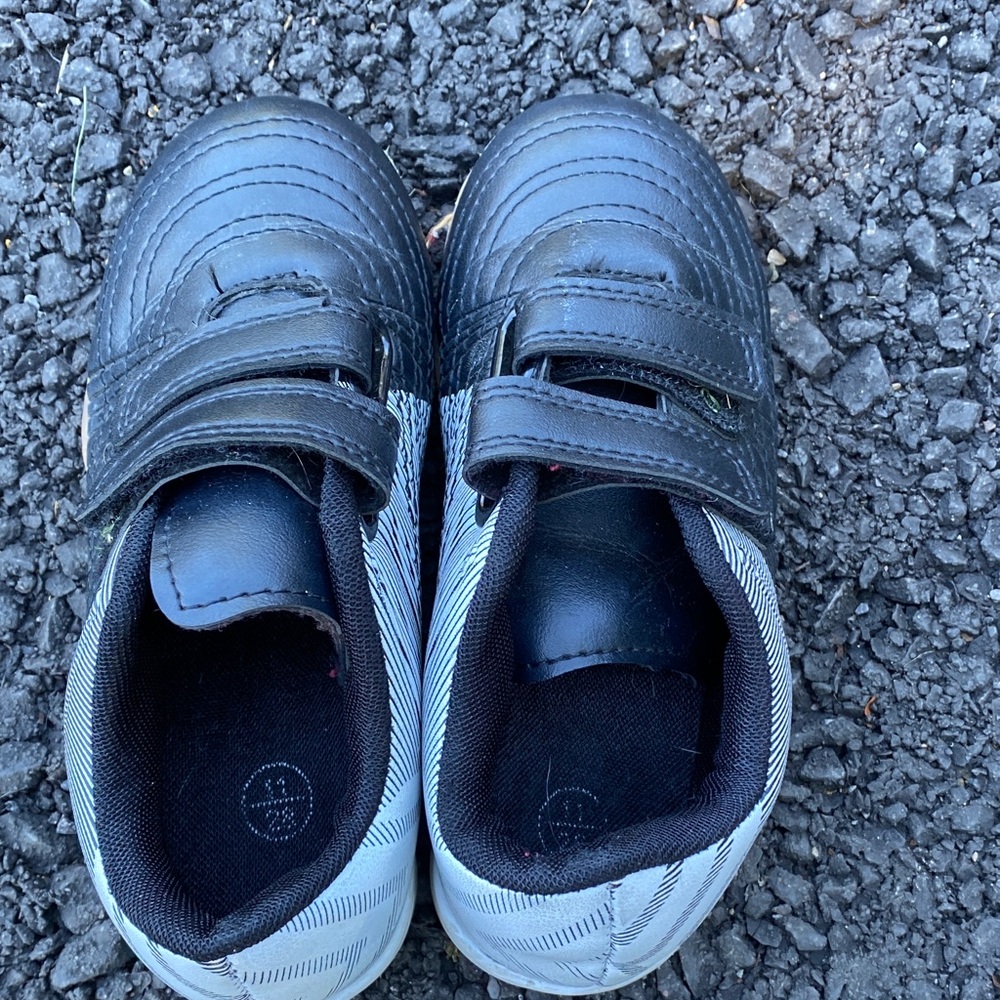 Kids Black and White Shoes